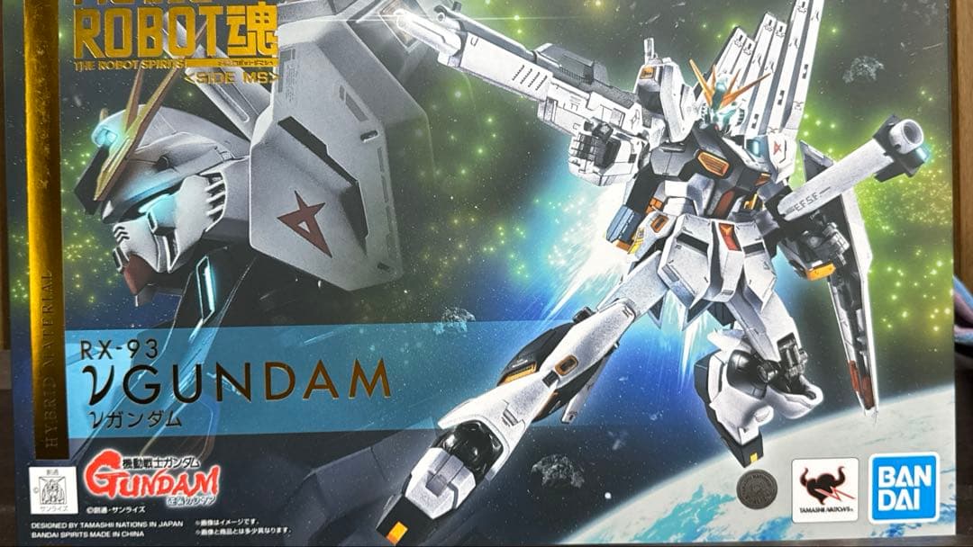 BANDAI L ROBOT魂　RX-93 νGUNDAM