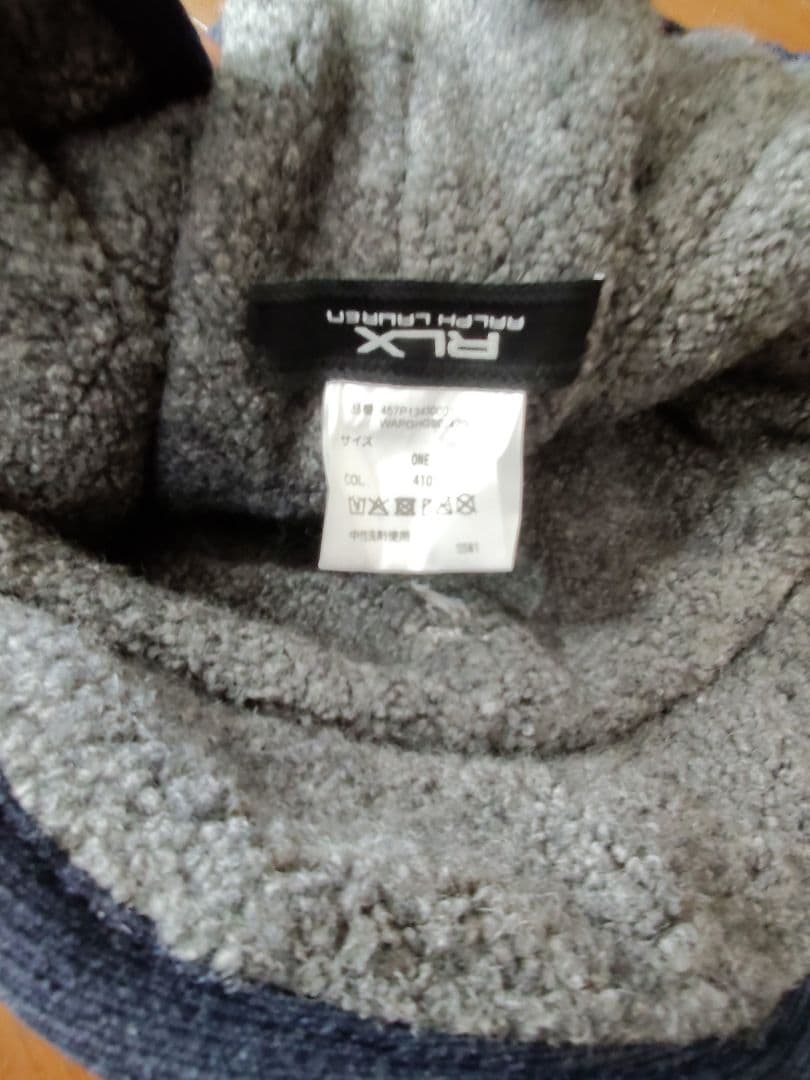 【お値下げ】【新品未使用】RLX イヤーフラップハット ネイビー