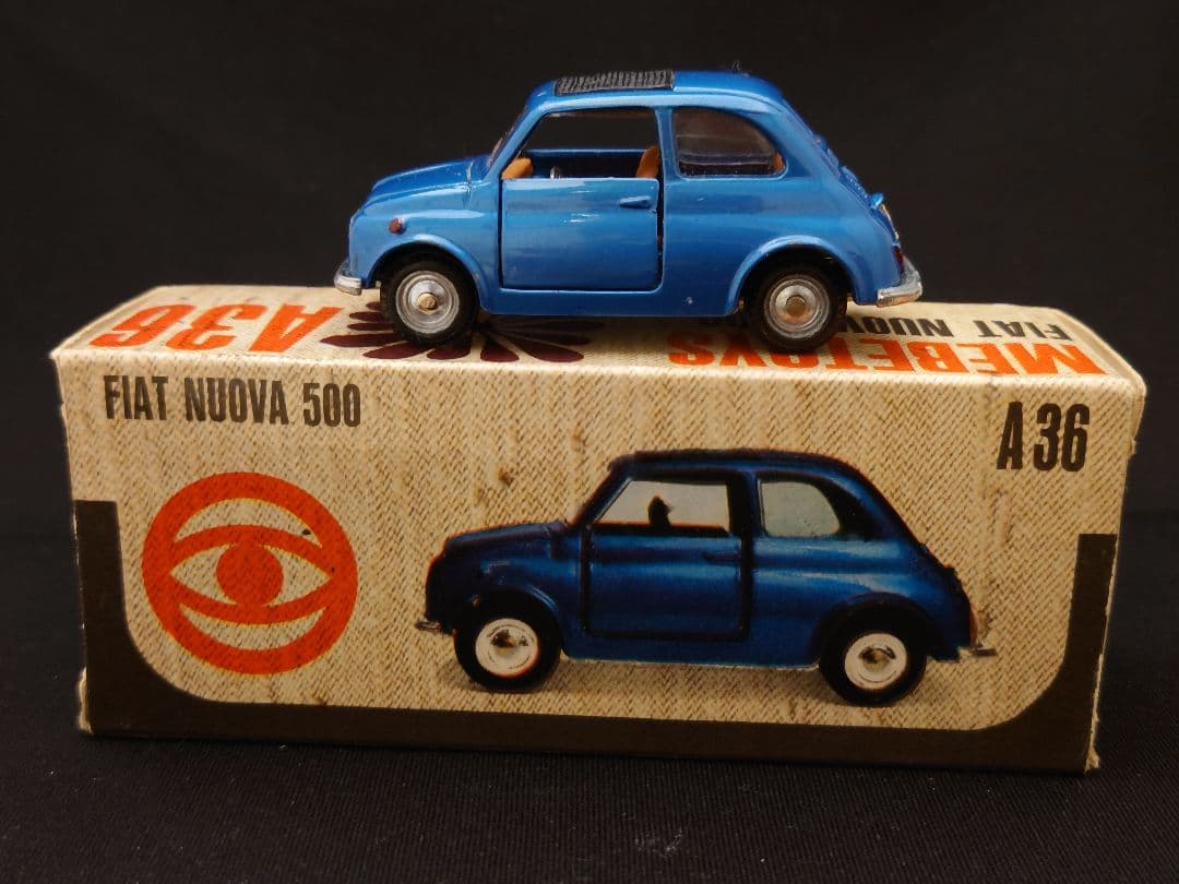 MEBE TOYS／メーベ　A-36FIAT 500（DINKY ／CORGI）