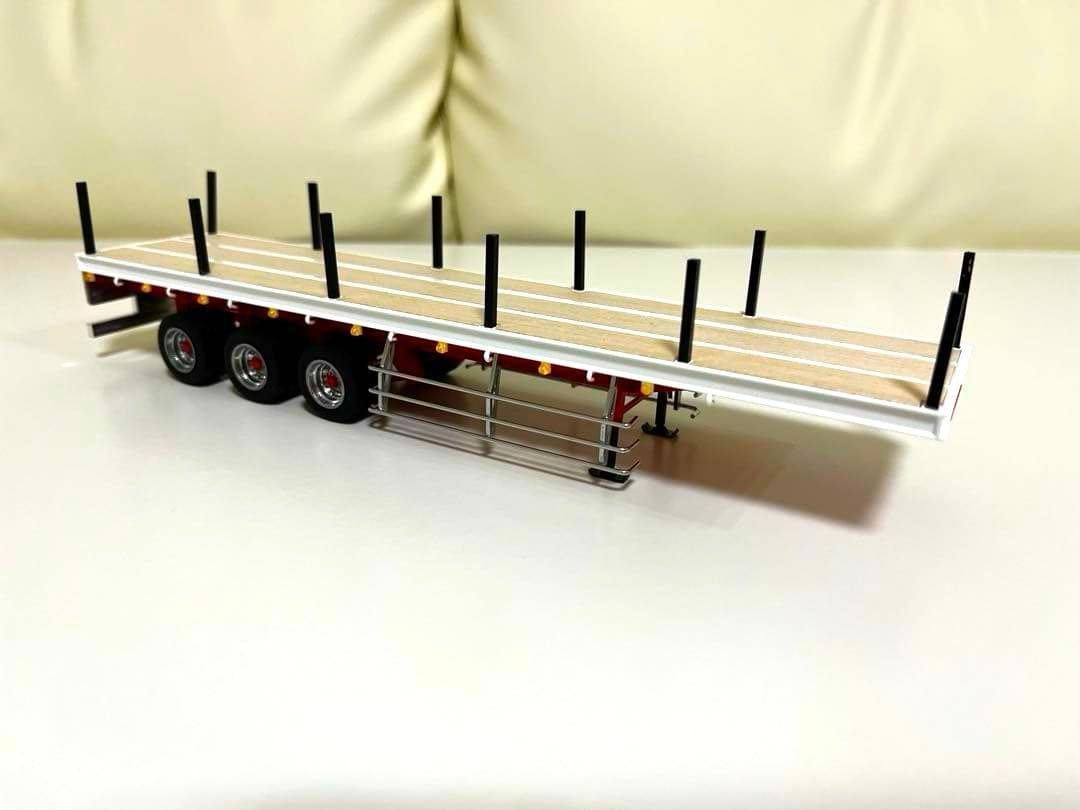 1/50 3軸まな板トレーラー　ケンクラフト　プロフィアSS用　日立　コベルコ