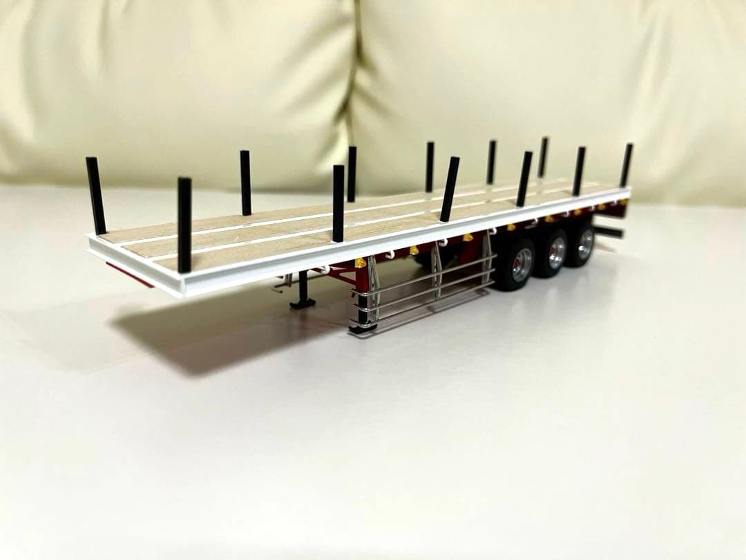 1/50 3軸まな板トレーラー　ケンクラフト　プロフィアSS用　日立　コベルコ