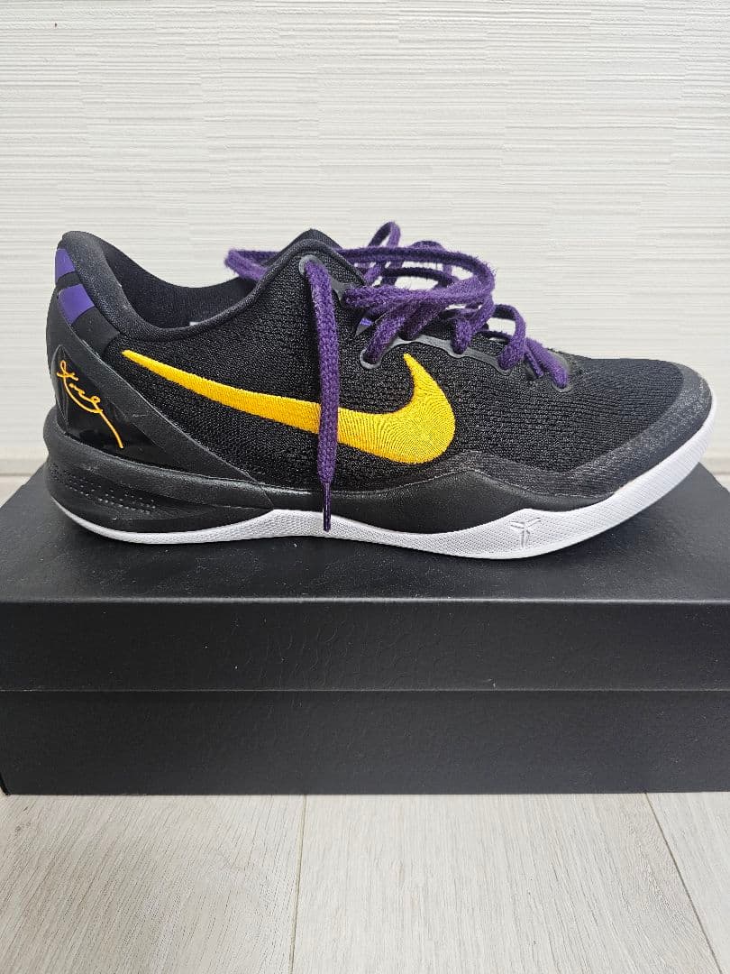 コービー8 26.5cm 黒/紫/黄