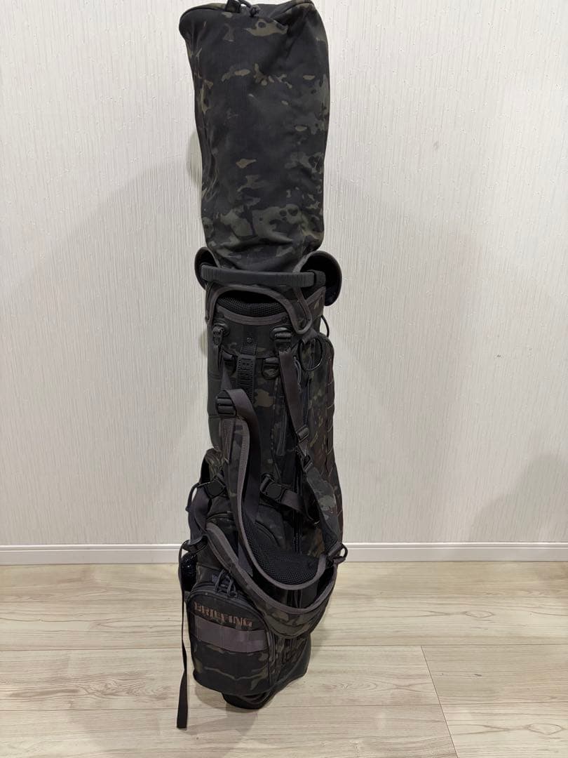 【中古美品】ブリーフィング　キャディバッグスタンドCR-4 マルチカムブラック