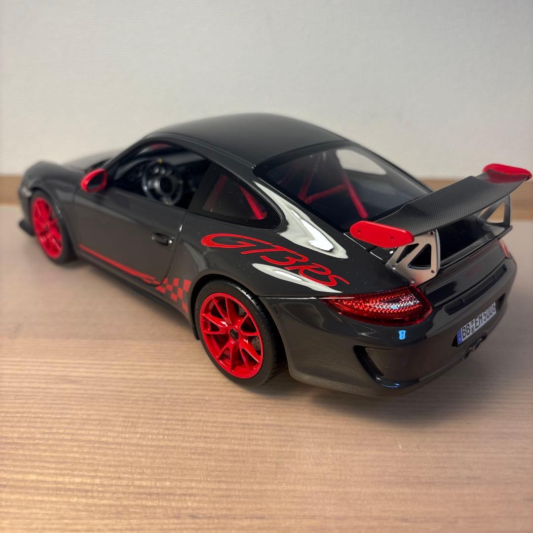 porsche ポルシェ　911 gt3 rs 1/18 ミニカー　グレー