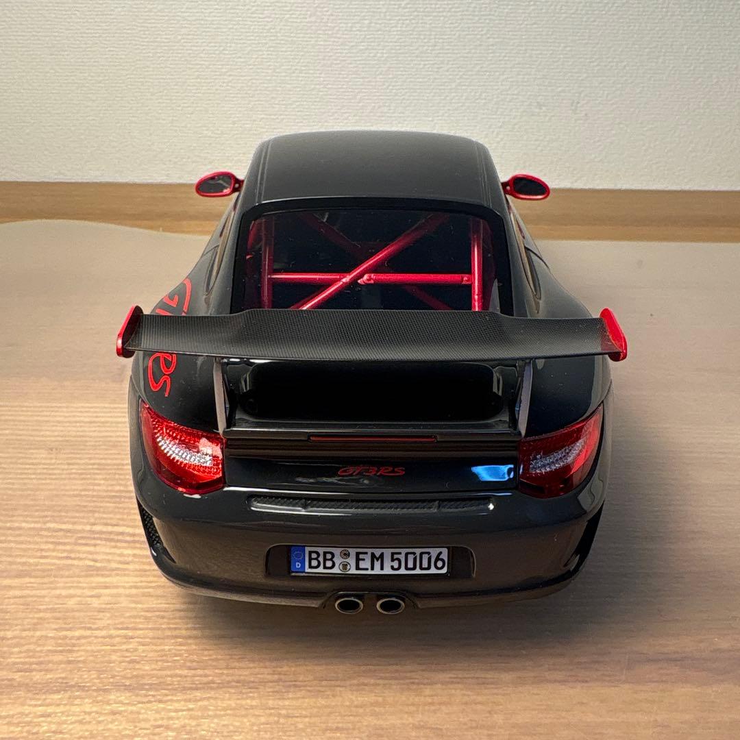 porsche ポルシェ　911 gt3 rs 1/18 ミニカー　グレー