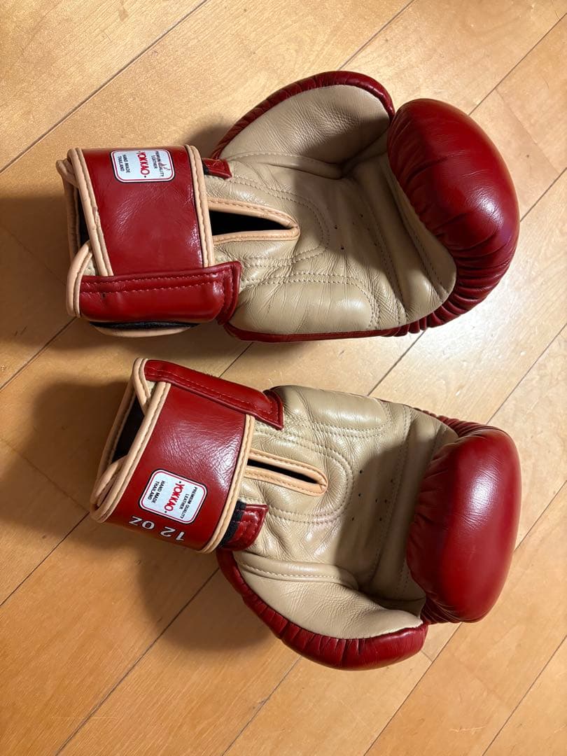 YOKKAO ボクシンググローブ 12oz 赤