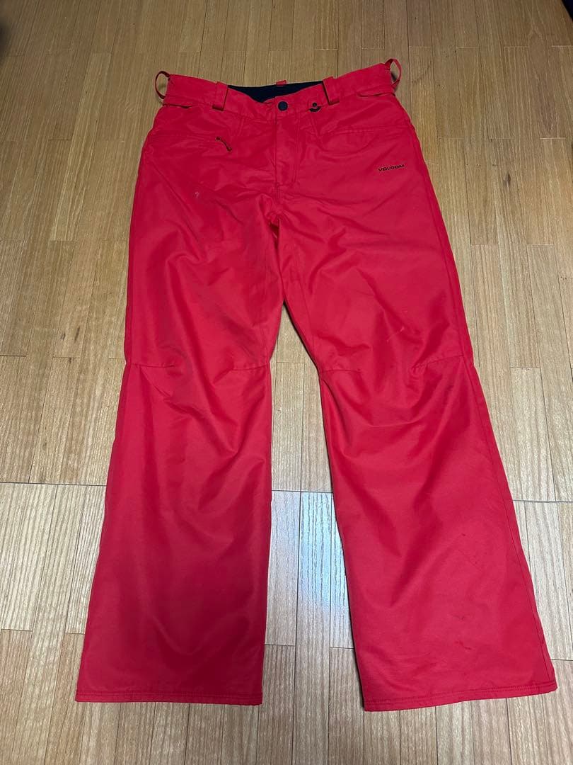 VOLCOM スノーボード ウェア パンツ レッド