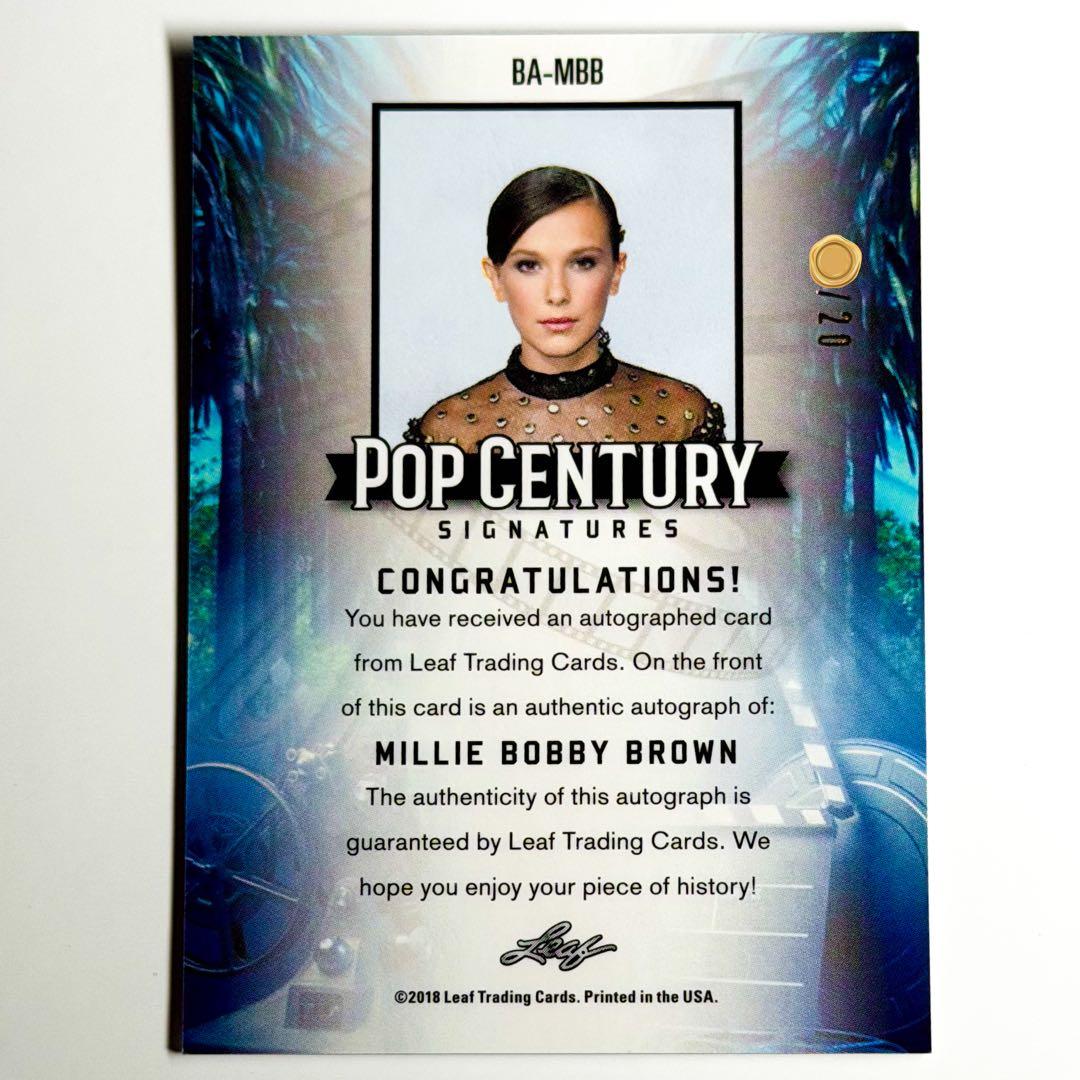 /20サインルーキー ミリー・ボビー・ブラウン STRANGER THINGS