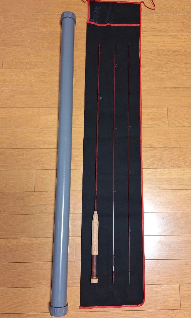 名品美品 フライロッド ソリッドオクタゴン 8ft3in #3　8角形カーボン