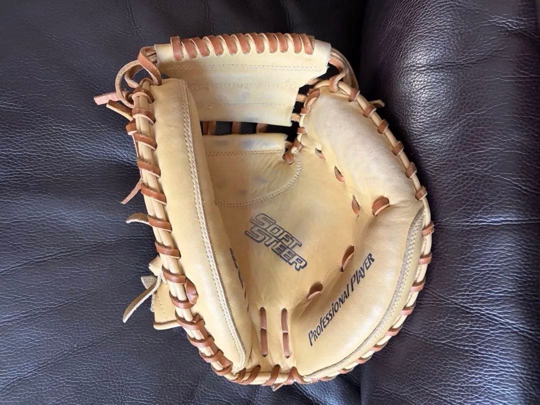 石井智【美品】ゼット(ZETT)野球 少年軟式 キャッチャーミット BJC