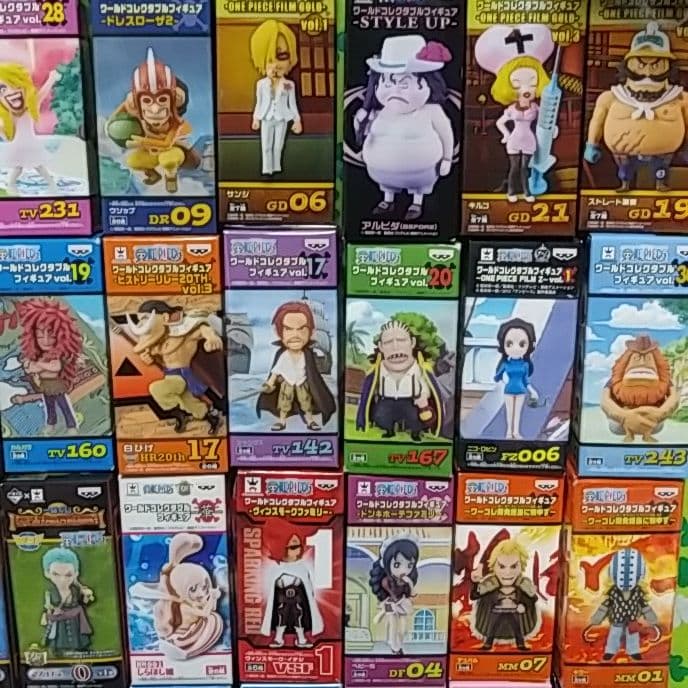 【即購入不可】ワンピース　コレクタブルフィギュア　バラ60点