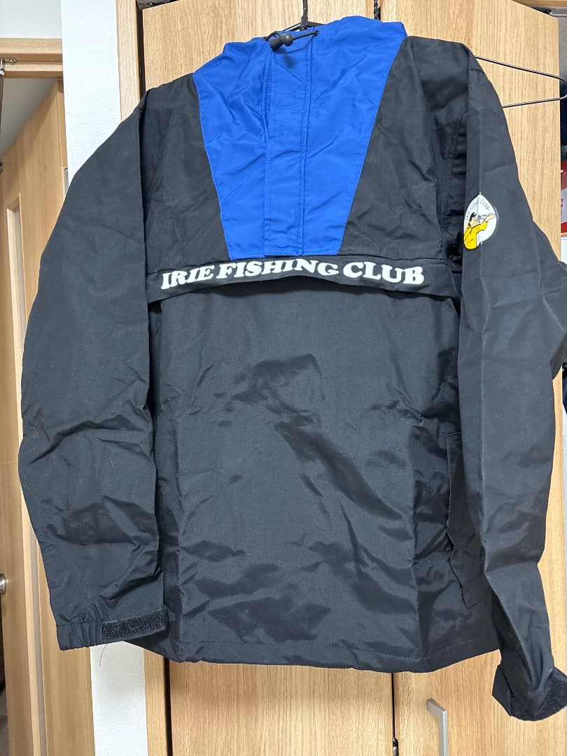 美品！IRIE FISHING CLUB フィッシングジャケット 黒/青