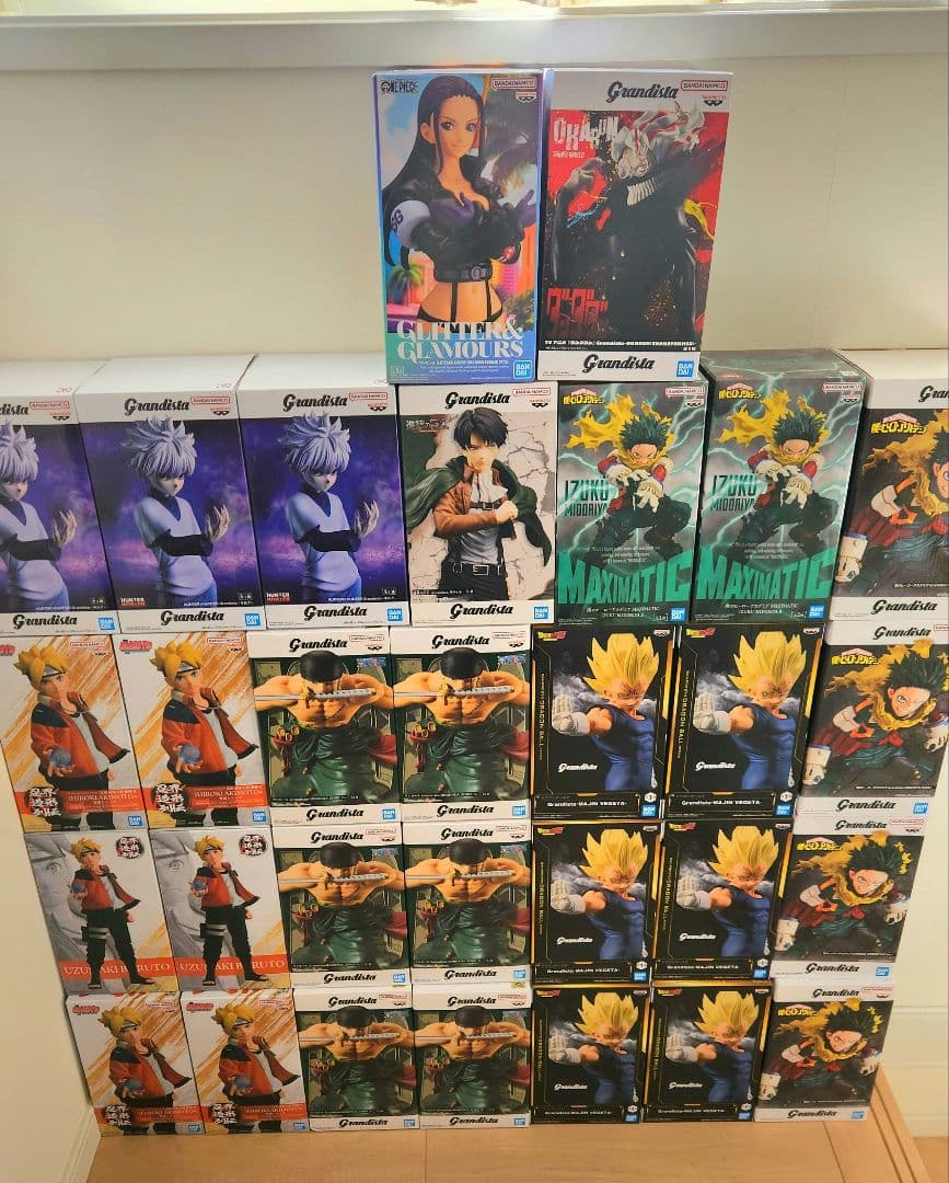 Grandista　ワンピース　ドラゴンボール　フィギュア　３０箱まとめ売り