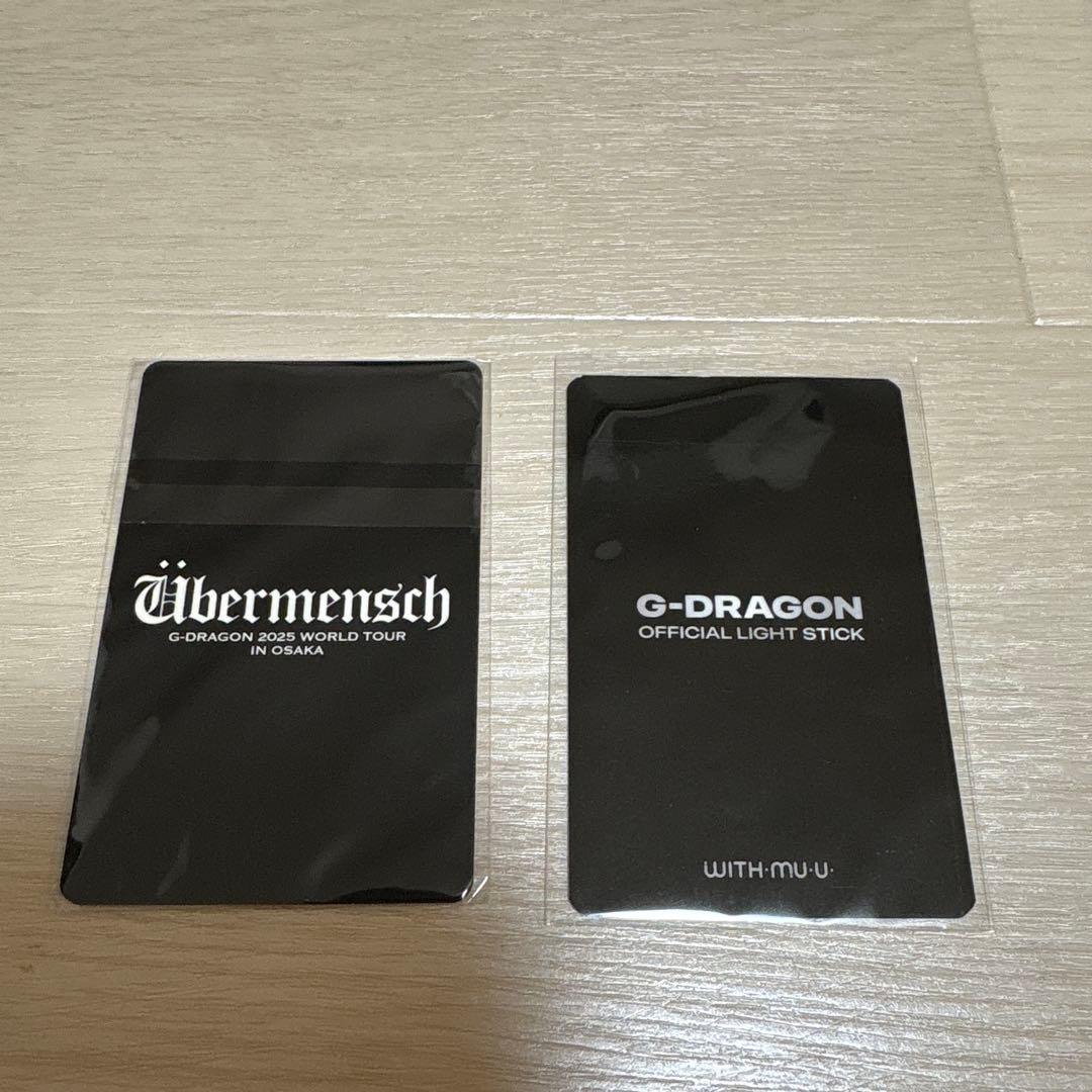 G-DRAGONセット　ラミネートパス　フォトカード　ピック