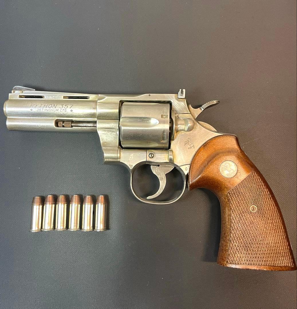 コルト パイソン 357マグナム モデルガン（コクサイ刻印・SMG刻印）