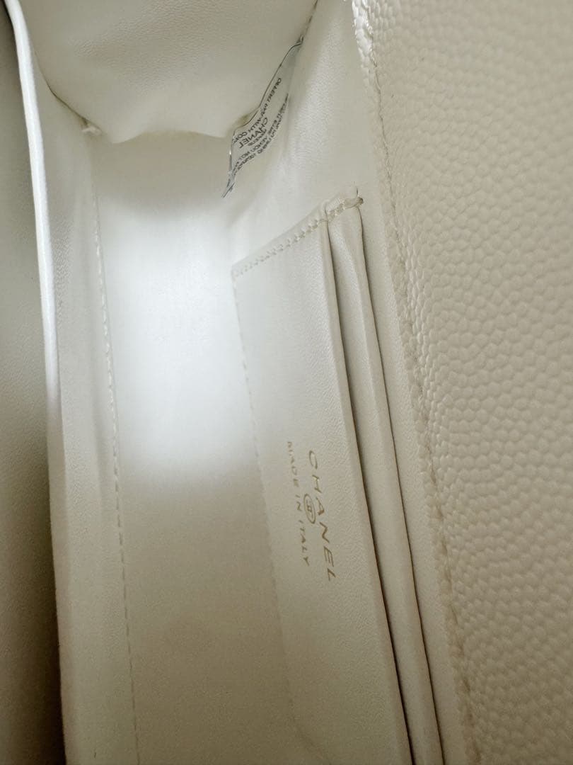 CHANEL シャネル VIP ノベルティ キルティングショルダーバッグ 白