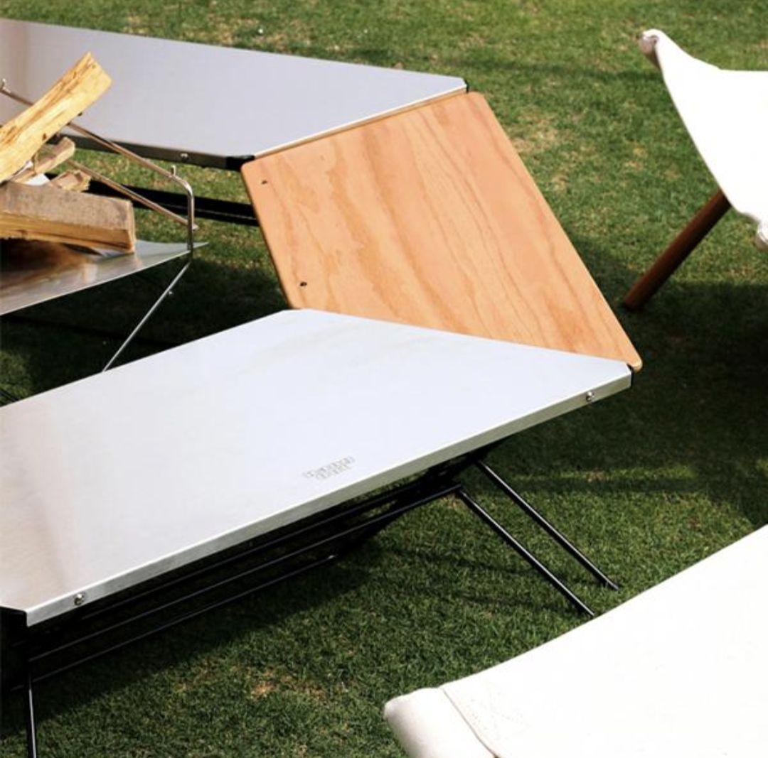 新品☆ハングアウト　アーチテーブル３台セット　FRT-7030ST②　ステンレス