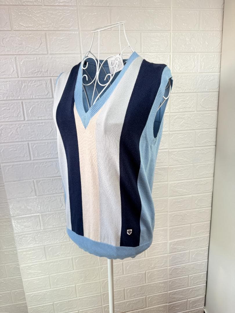 23区スポーツ ゴルフ ニットベスト S 新品タグ付き