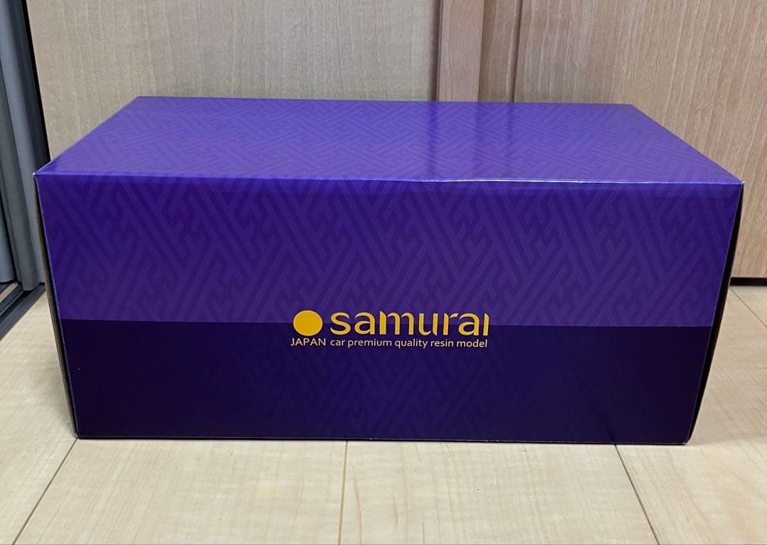 美品 京商 1/18 SAMURAI 日産 スカイラインGTS-R ブルー