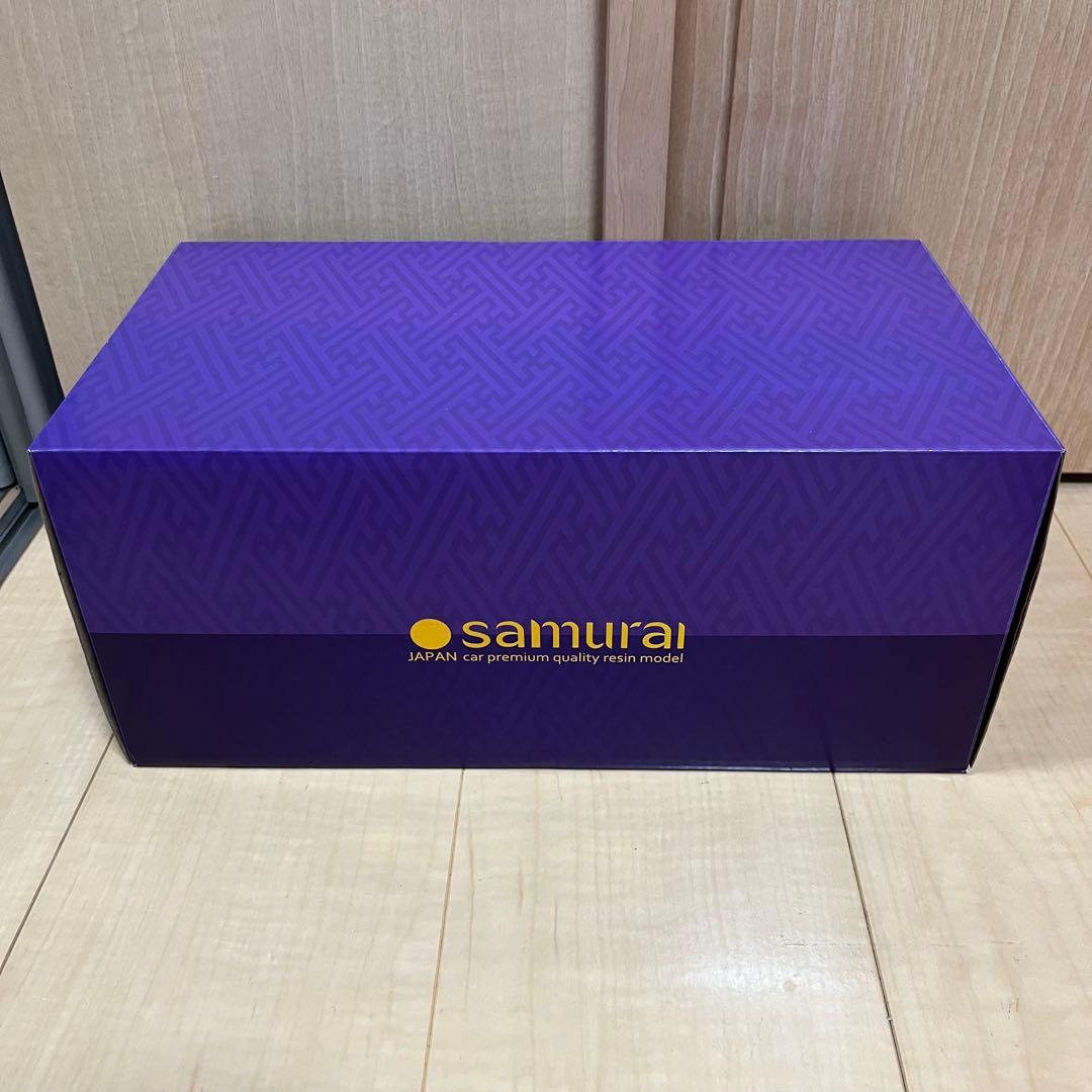 美品 京商 1/18 SAMURAI 日産 スカイラインGTS-R ブルー