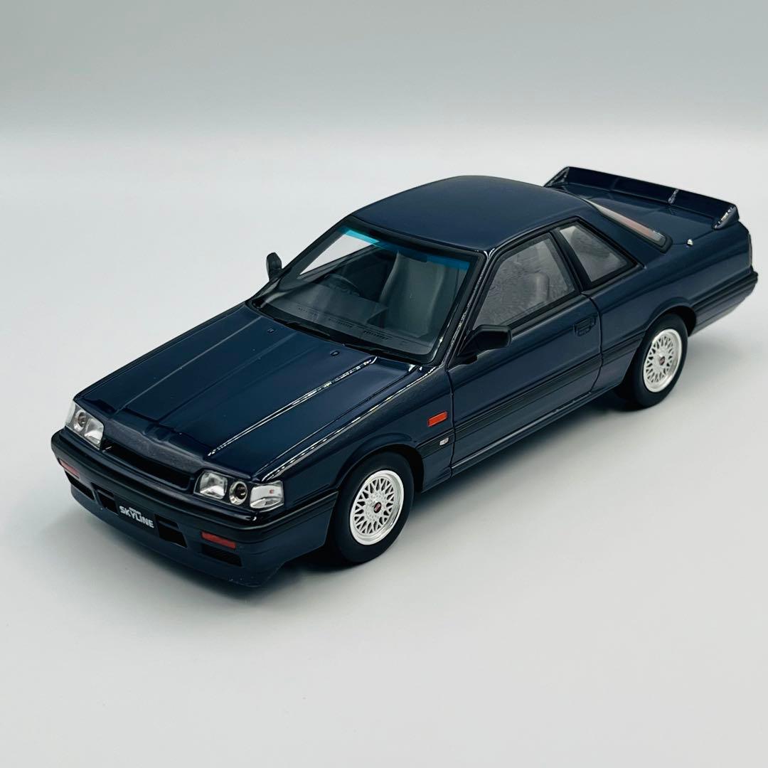 美品 京商 1/18 SAMURAI 日産 スカイラインGTS-R ブルー