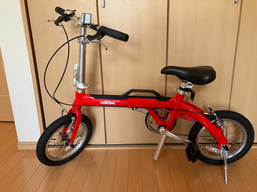 ログ アウトランク LOG OUTRUNK 折りたたみ自転車　赤