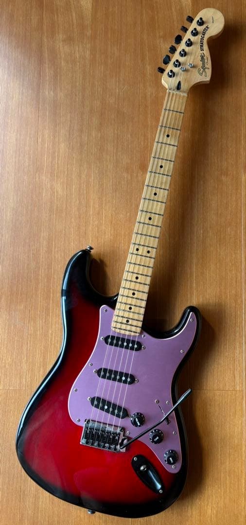 素人製作 Galaxy Red風 エレキギター ジャンク扱い品