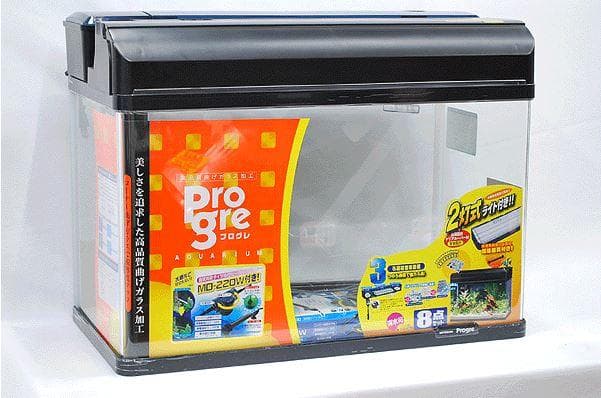 新品、送料込み、60cm曲げガラス水槽、3点セット　コトブキ