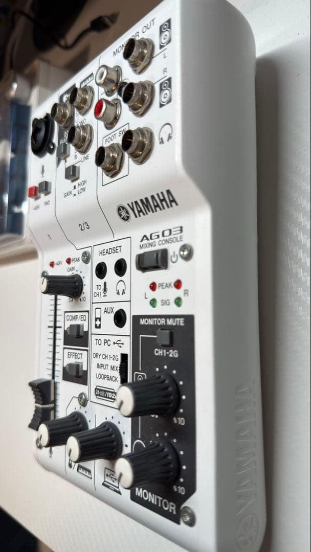 YAMAHA AG03 オーディオインターフェイス &コンデンサーマイクセット