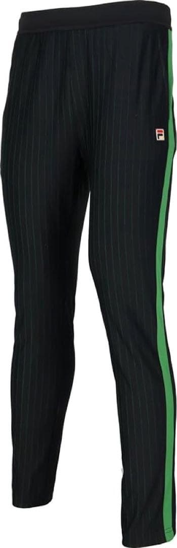 FILA フィラ テニスウェア ストレッチロングパンツVM5630黒メンズM新品