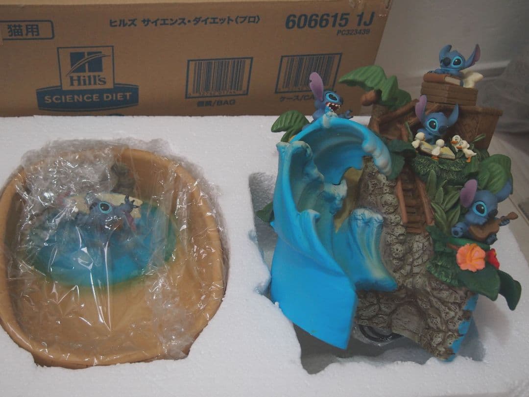 スティッチ ウォーターファウンテン フィギュア ディズニー 置物