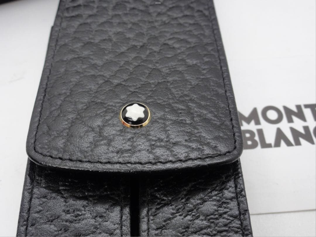 ⭐️モンブラン社製⭐️クオリティの高い本革製ペンポーチ⭐️GLOVE2本挿⭐️未使用⭐️