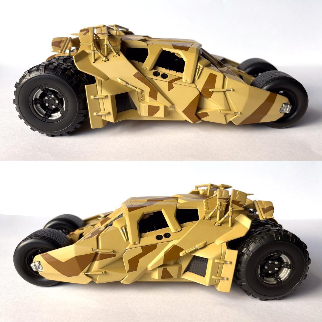 マテル ホットウィール バットモービル 2台セット 1/18　黒、カモフラ