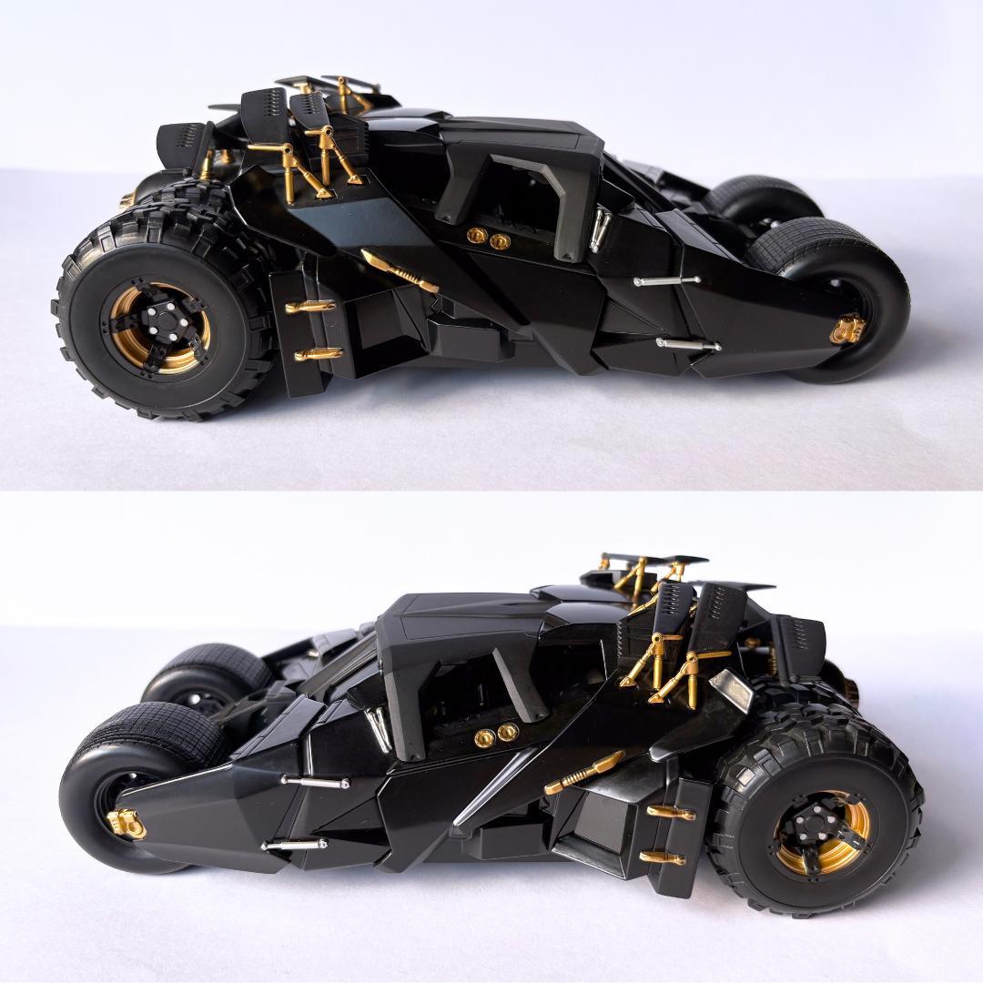 マテル ホットウィール バットモービル 2台セット 1/18　黒、カモフラ