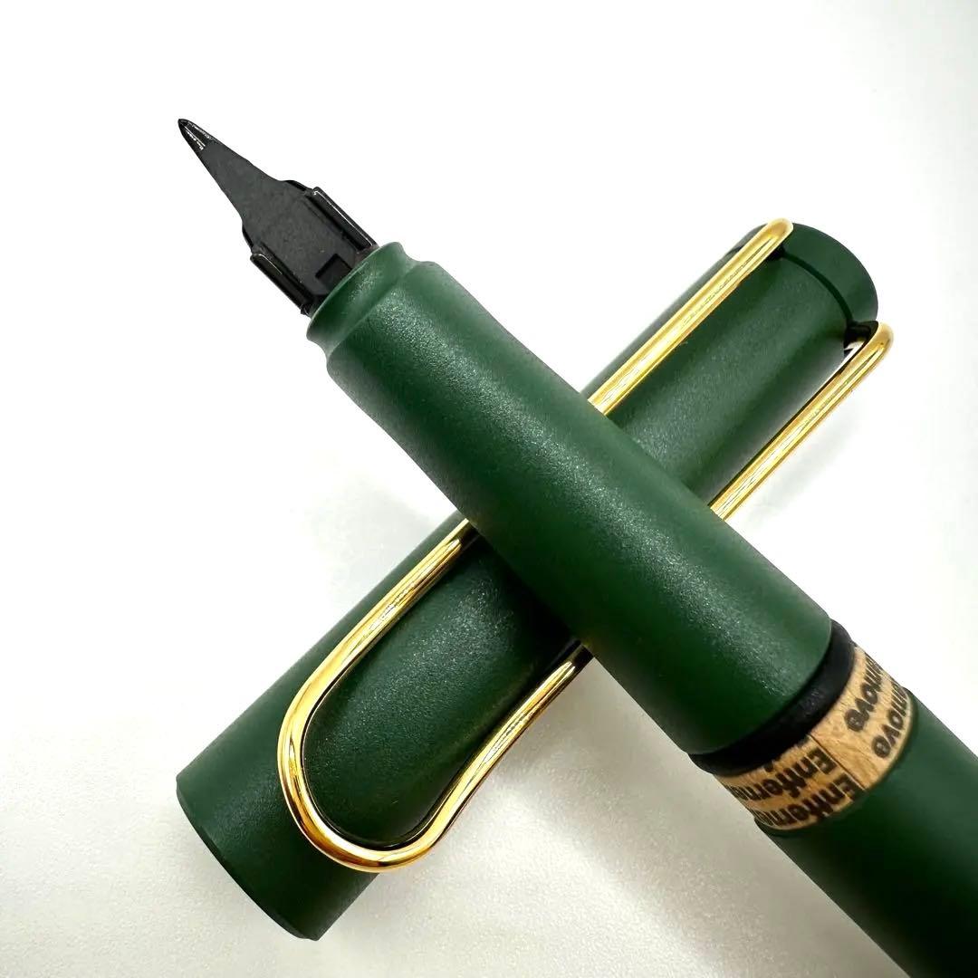 【新品】ラミー サファリ フィールドグリーン ゴールドクリップ 漢字ニブ 万年筆