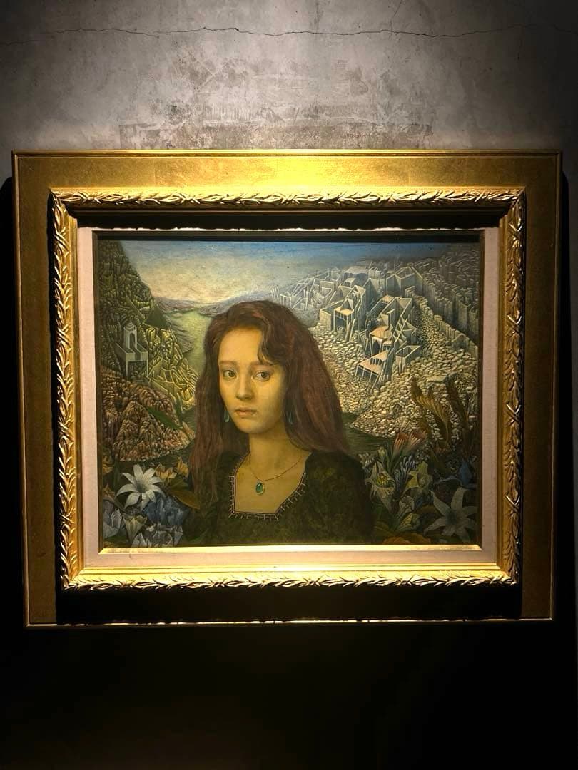 塚本聡　【FLOW-海へ】　肉筆油彩画