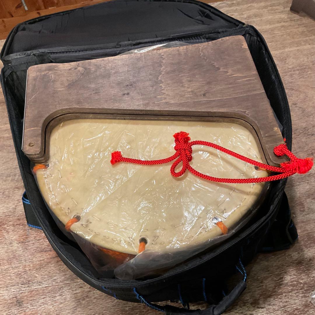 【良品】35cm！締太鼓 和太鼓 太鼓台 スタンド ケース付き 和楽器 伝統芸能