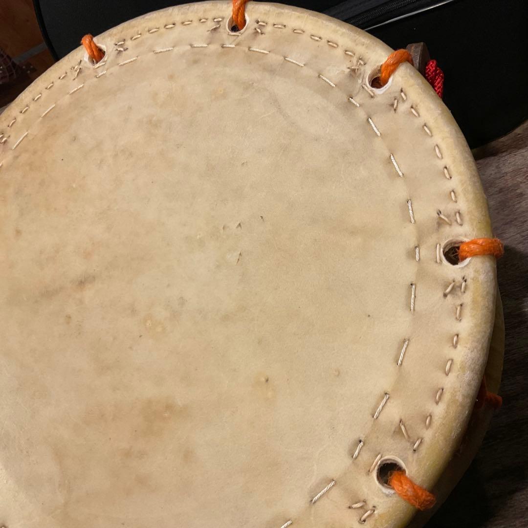 【良品】35cm！締太鼓 和太鼓 太鼓台 スタンド ケース付き 和楽器 伝統芸能