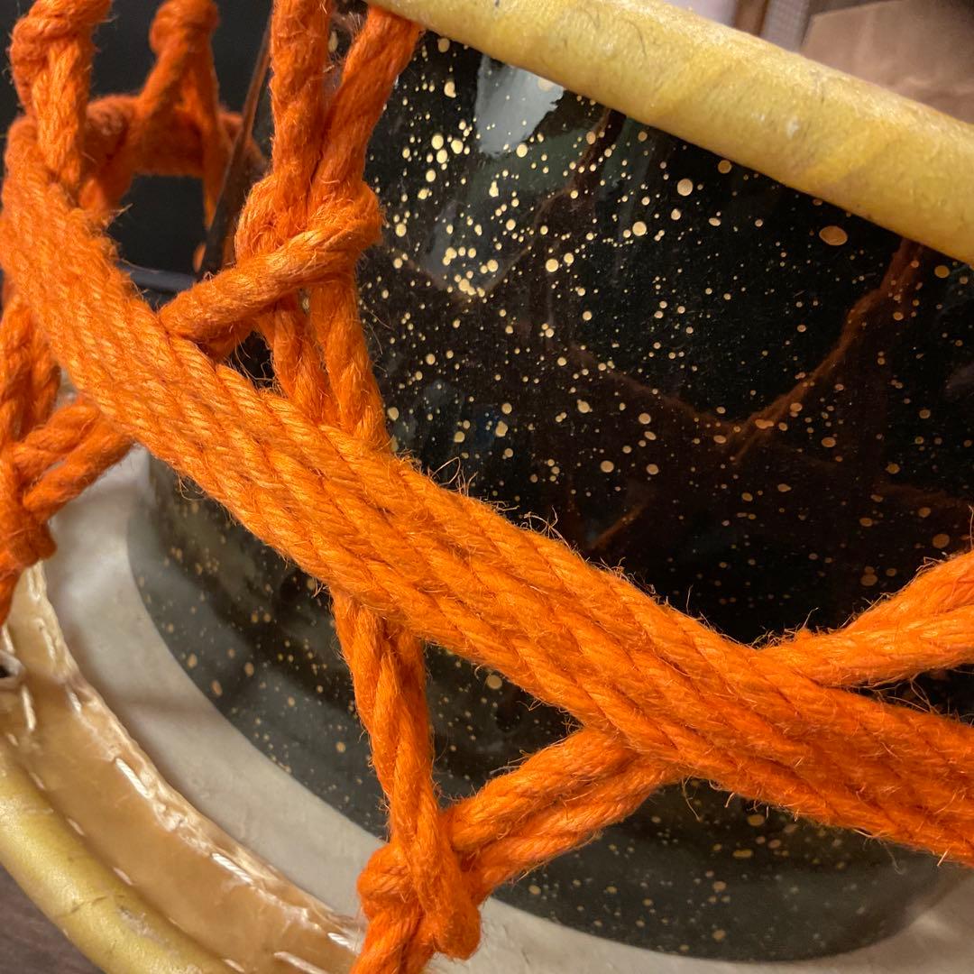 【良品】35cm！締太鼓 和太鼓 太鼓台 スタンド ケース付き 和楽器 伝統芸能