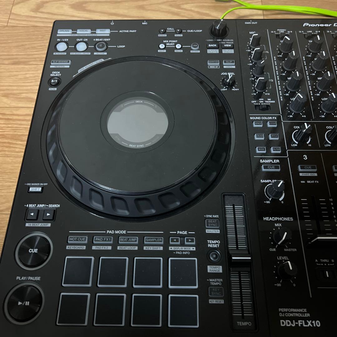 Pioneer DDJ-FLX10 デッキセーバー付き