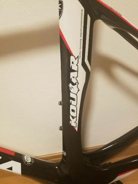 エアロロードバイクフルカーボン　　クォータークーガー2015フレームセット
