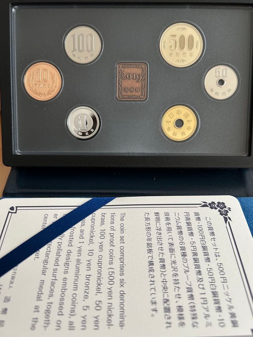 プルーフ貨幣セット 令和元年(2019年)
