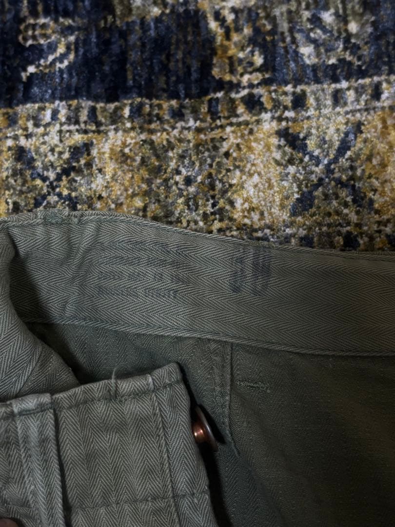 40's USMC P-41HBT極上品ヴィンテージミリタリーヘリンボーンパンツ