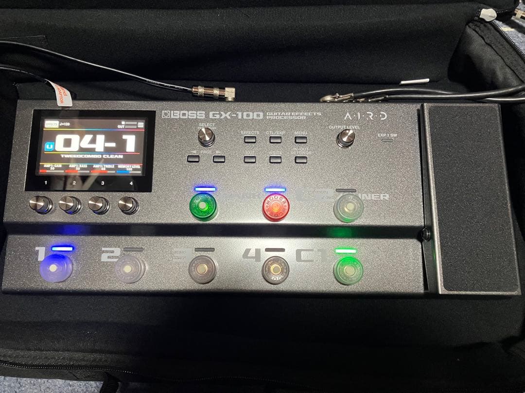 最新 BOSS GX-100 マルチエフェクター 空箱他あり