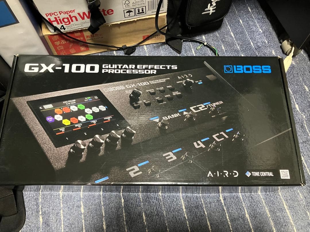 最新 BOSS GX-100 マルチエフェクター 空箱他あり