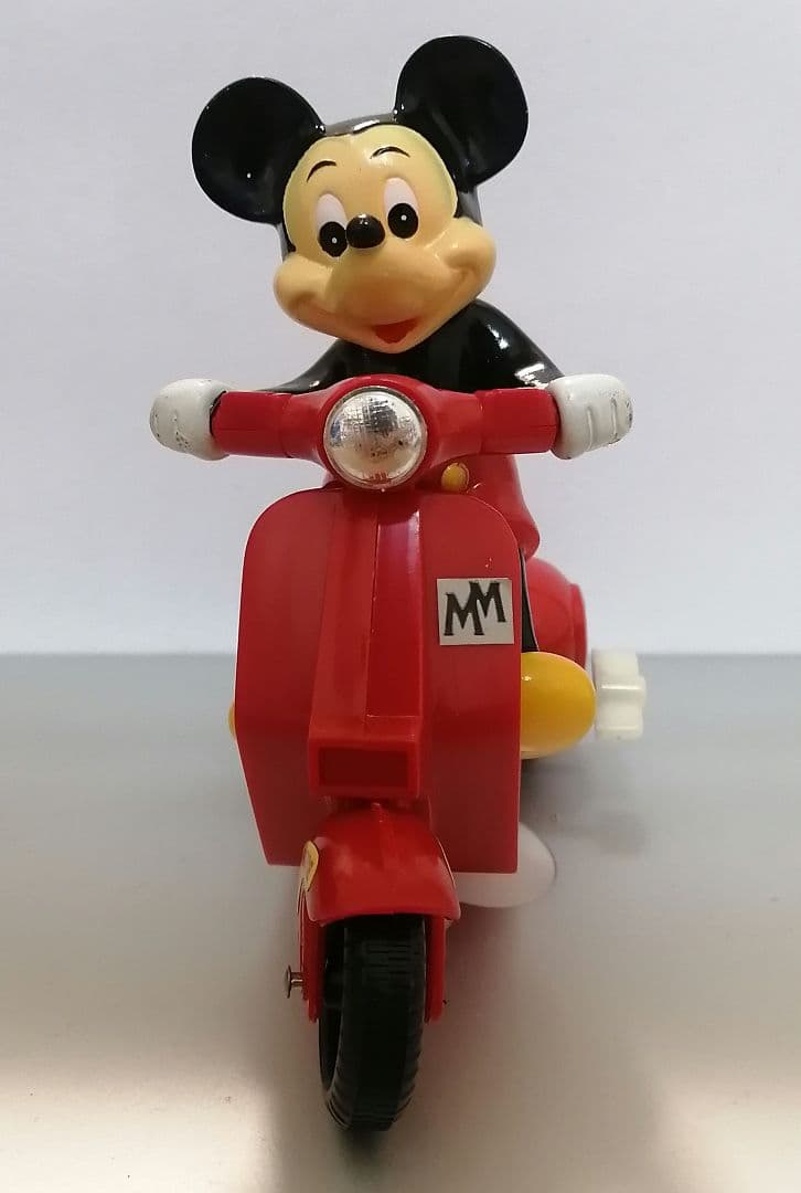 ミッキー　バイク　置物