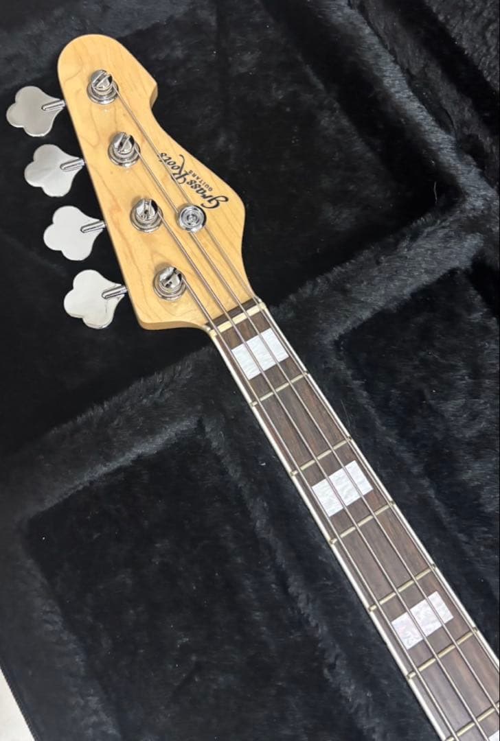 GrassRoots G‑AMAZE エレキベース Jazz Bass ブラウン