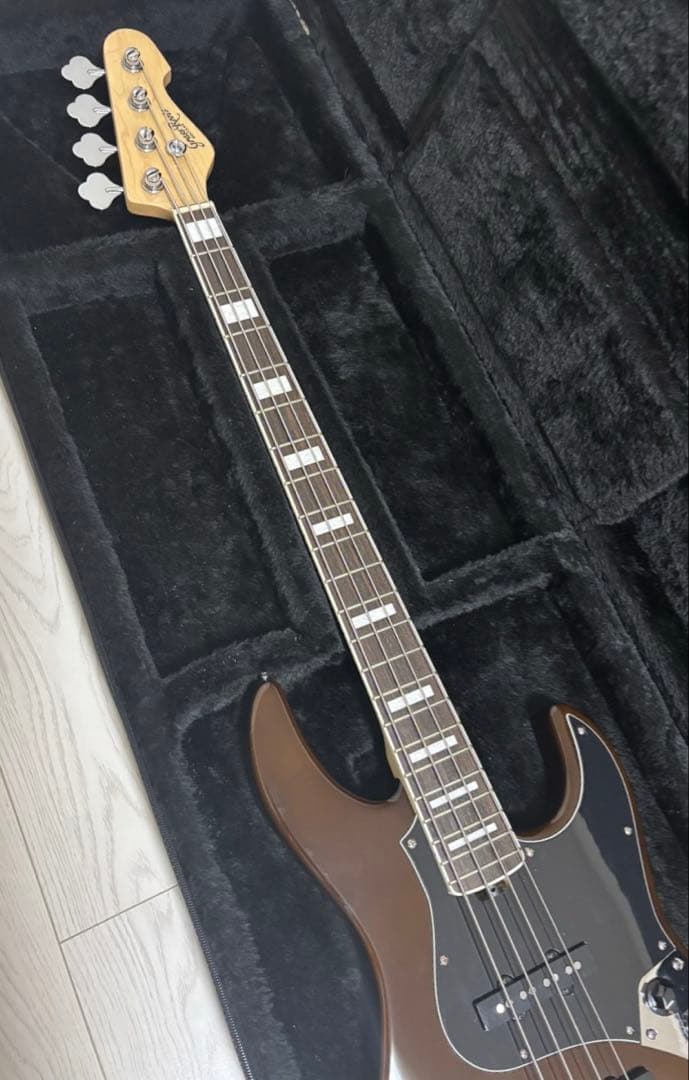 GrassRoots G‑AMAZE エレキベース Jazz Bass ブラウン