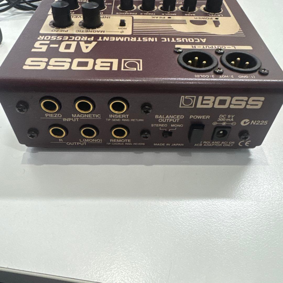 BOSS AD-5 アコースティック楽器プロセッサー