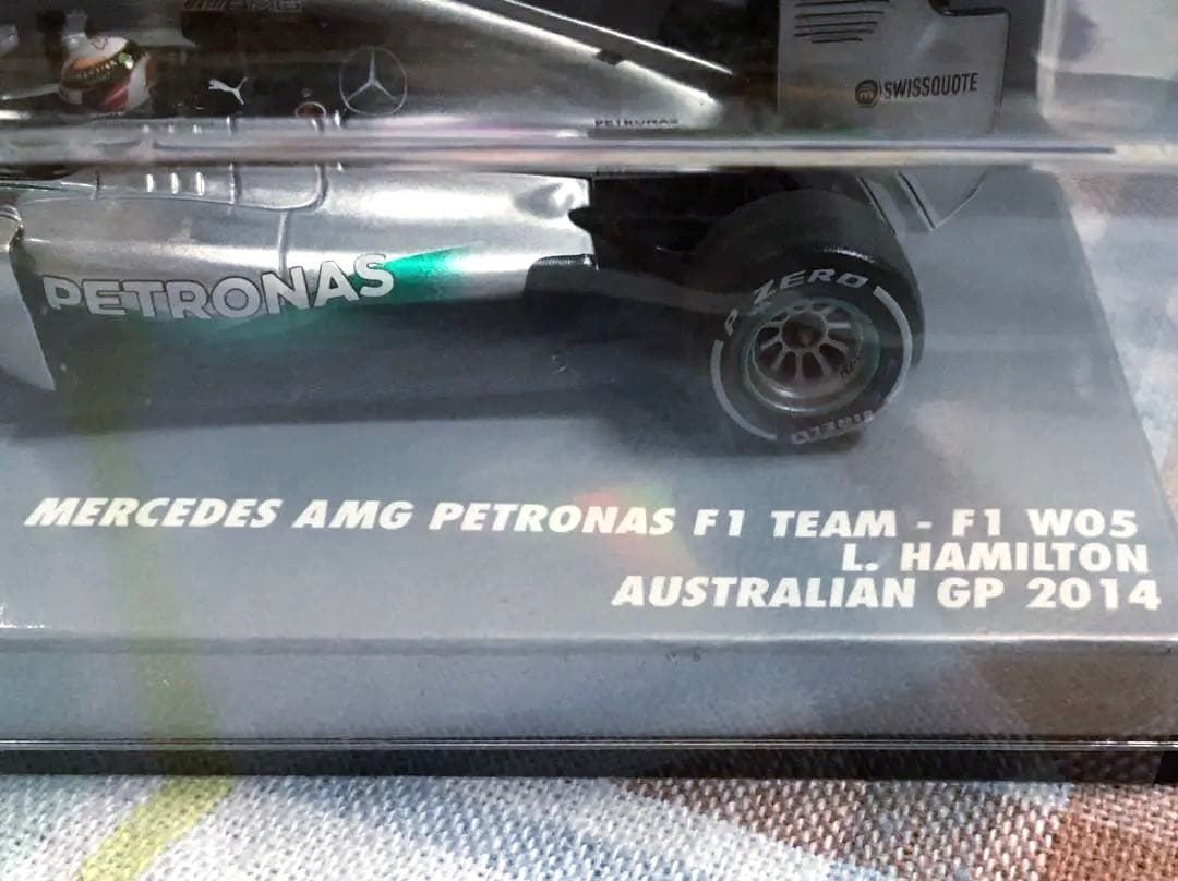 ミニチャンプス 1/43 メルセデスAMG W05 L. ハミルトン 未開封品